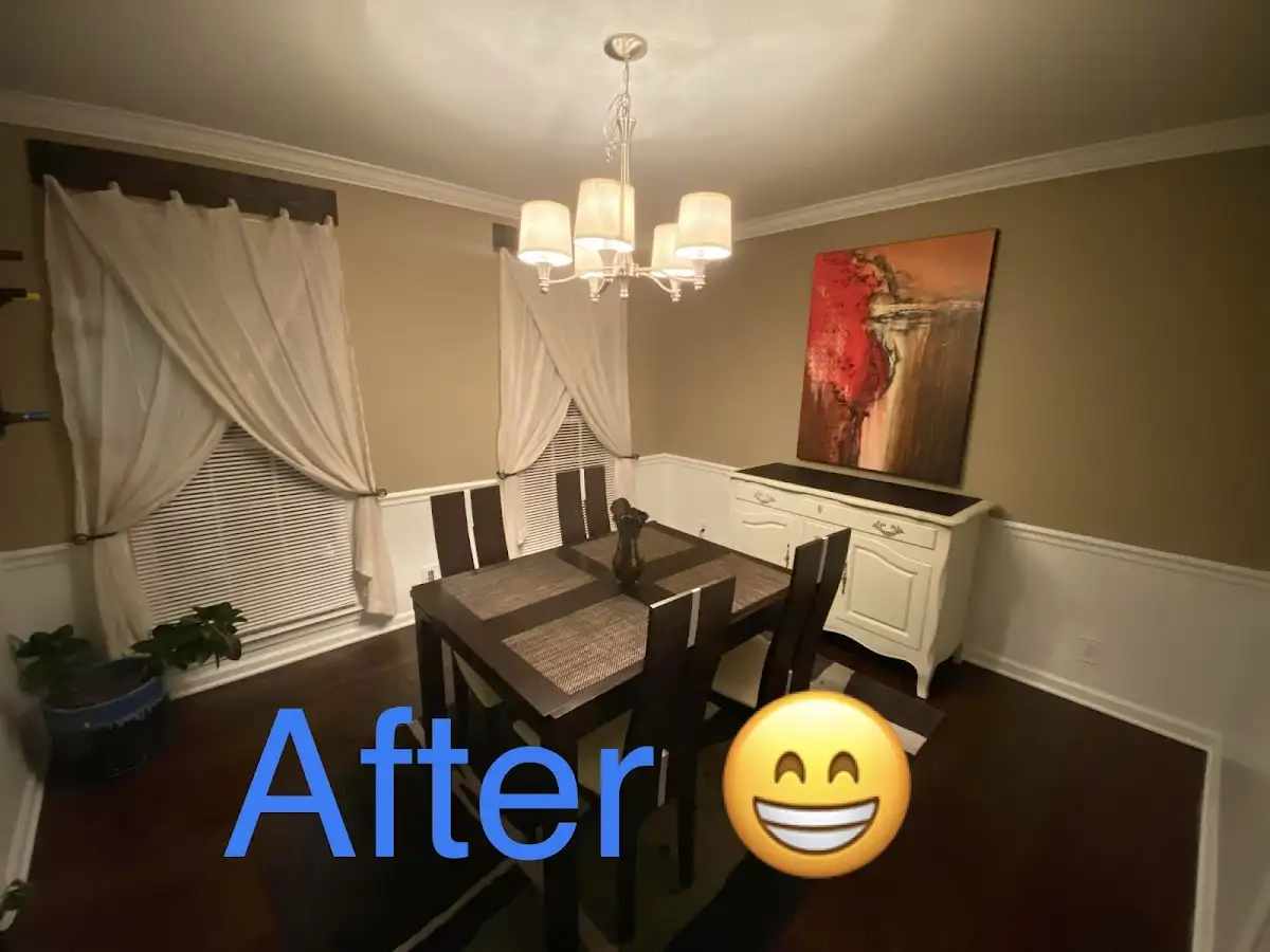 Professional dining room restoration after water damage in Bayonne